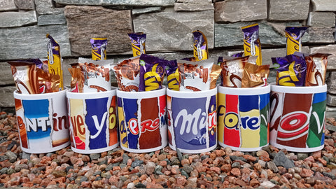 Chocolate Wrapper Mugs