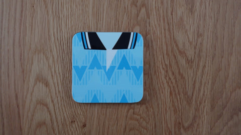 Man City Inspired 1989 Home Coaster