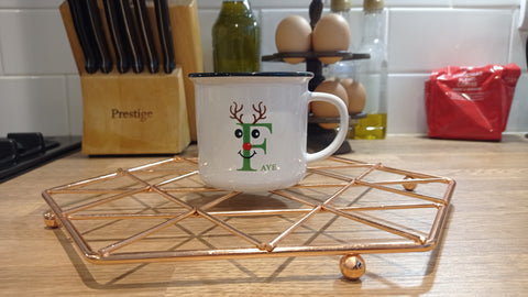 Christmas Mug - Alphabet Reindeer