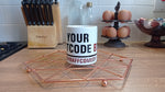 Paddy Raff Act Your Postcode Street Sign Mug