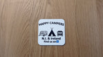 Happy Campers Square Coaster
