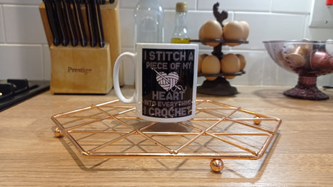 I Stitch A Piece Of My Heart Mug