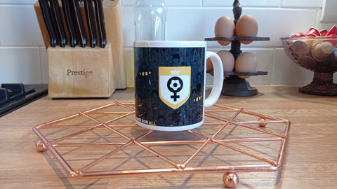 #HerGameToo Black Mug