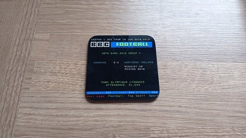 Ukraine 0-2 Northern Ireland Ceefax Coaster