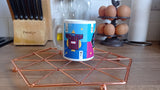 Aston Villa Inspired Retro KitCards Mug