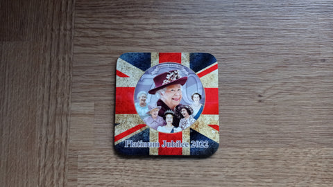 Platinum Jubilee Photo Coaster